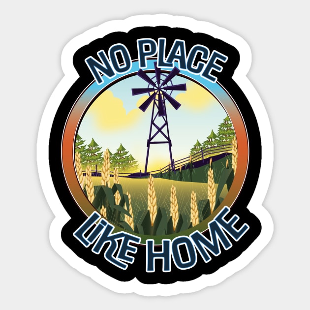 No Place Like Home Sticker by nickemporium1